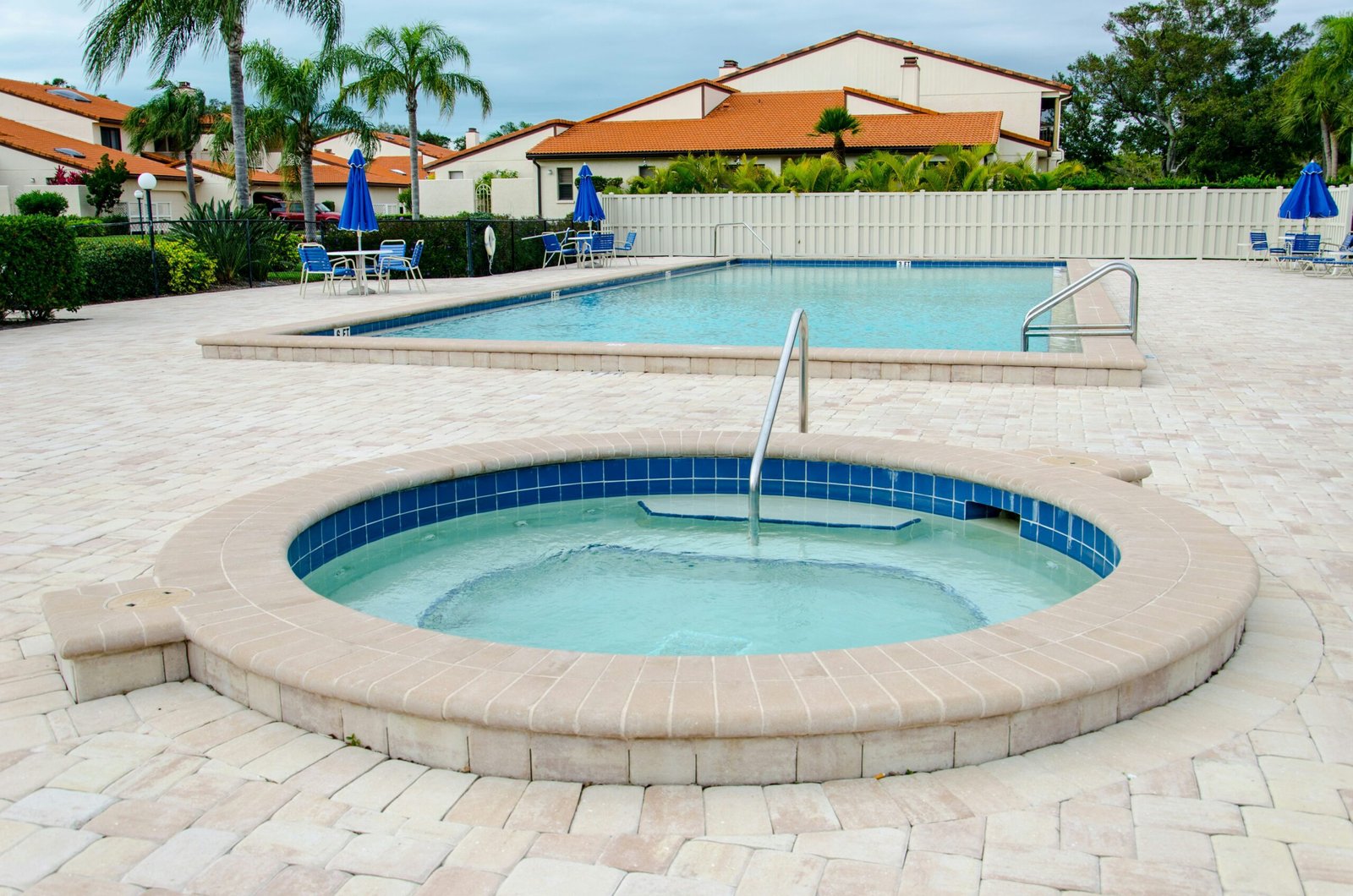 pavers by the pool